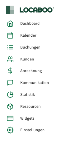 Hauptnavigation in der Seitenleiste